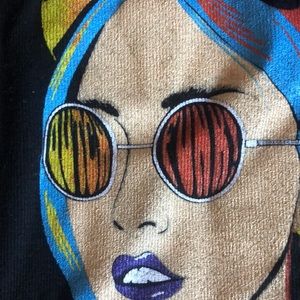 Dutch Bros Funky Dutch Graphic “All You Need Is Dutch”Cropped Long-sleeve